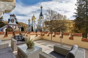 Balkón nebo terasa v ubytování Spa Hotel Villa Ritter