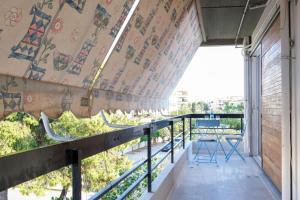Balkón alebo terasa v ubytovaní Beach luxe in Glyfada, Athens riviera by GHH
