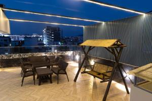 Balkón nebo terasa v ubytování Hotel Keptown