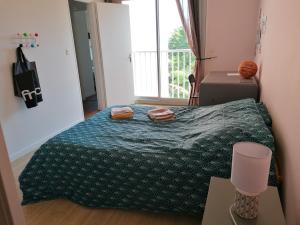 Postel nebo postele na pokoji v ubytování Bel appartement de standing idéalement situé
