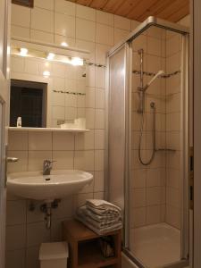 Koupelna v ubytování Molignon - Ortisei - Val Gardena