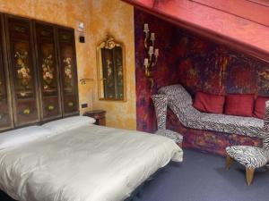 Cama o camas de una habitación en Posada d'Àneu