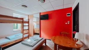Posteľ alebo postele v izbe v ubytovaní Hostel Filip