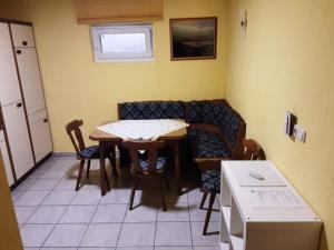 Χώρος καθιστικού στο Wohnung Am Fuße des Steigerwaldes