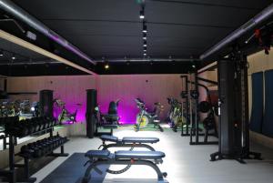 Het fitnesscentrum en/of fitnessfaciliteiten van Camping Prades Park