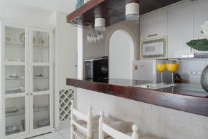 Dapur atau dapur kecil di Maryvilla Inspiración y Vacaciones - Bungalows