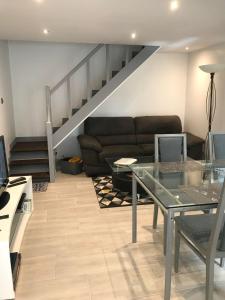 Posezení v ubytování Maisonnette cosy à Châtillon-Coligny
