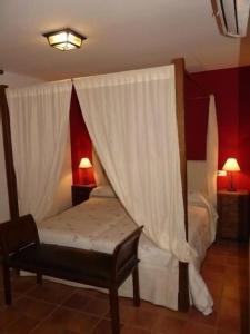 Posteľ alebo postele v izbe v ubytovaní Apartamentos en sierra de gata ALMA