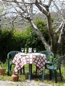 Vonkajšia záhrada v ubytovaní Apartamentos en sierra de gata ALMA