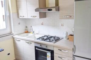 Kuchyňa alebo kuchynka v ubytovaní Iva's spacious & comfy apartment w balcony, free parking