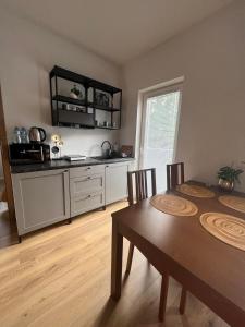Kuchnia lub aneks kuchenny w obiekcie Chcę tu zostać Apartamenty Gdynia