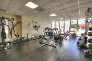 a gym with several exercise bikes in a room at El Matador 612 - close to all the amenities of El Matador! in Fort Walton Beach