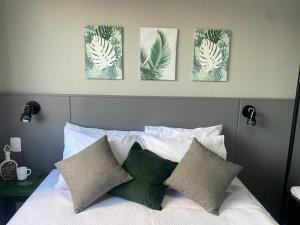 Cama o camas de una habitación en Apartamento moderno e aconchegante