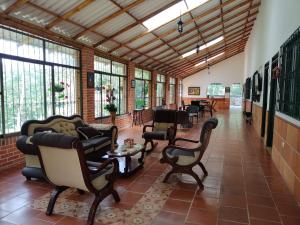 Posezení v ubytování Casa Flórez Hotel Campestre