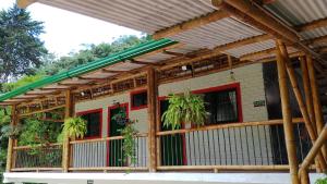 Balkón nebo terasa v ubytování Casa Flórez Hotel Campestre