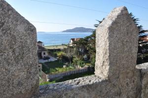 a view of the ocean from the walls at Hotel Miramar Playa America Nigran in Nigrán
