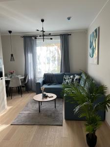 Posezení v ubytování Kastani Apartments