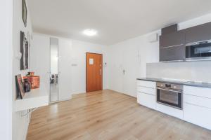 Kuchyňa alebo kuchynka v ubytovaní ApartMate Spacious Apartment with balcony OldTown for 6 people