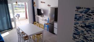 Telewizja i/lub zestaw kina domowego w obiekcie Duplex RiAnna