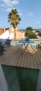 Balkon oz. terasa v nastanitvi Suite avec tropezienne vue mer