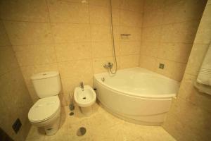 Koupelna v ubytování Hotel Matriz