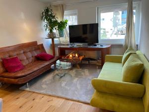 TV a/nebo společenská místnost v ubytování Royal Apartment 02
