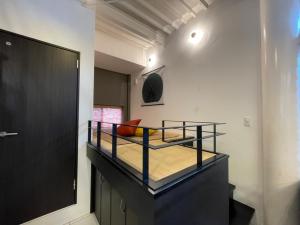 Postel nebo postele na pokoji v ubytování ロハスResort宮浦