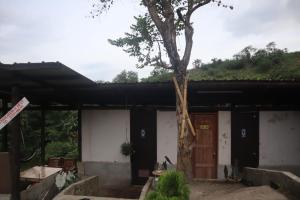 ein Haus mit einem Baum davor in der Unterkunft MIRA AgroPark in Tanay