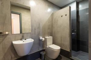 Koupelna v ubytování Albergue Inturjoven Cazorla