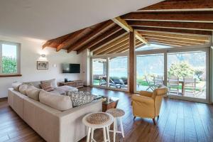 Χώρος καθιστικού στο Villa Sissi