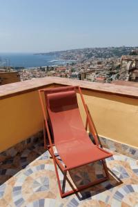 Balcone o terrazza di Chiaia Stunning SeaView StudioFlat with 2 Terraces By HouseinNaples
