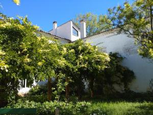 um edifício branco com árvores em frente em Grand Argence em Fourques