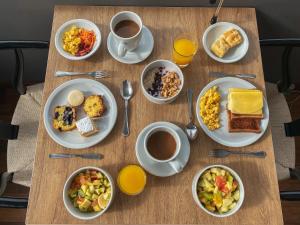 Comida no hotel ou em algum lugar perto