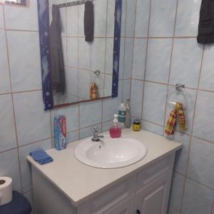 Koupelna v ubytování Danglez Bed & Breakfast