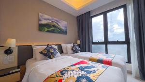 The Yanné, Onsen Hotel客房内的一张或多张床位