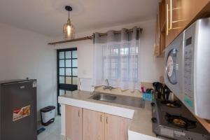 Kuchyň nebo kuchyňský kout v ubytování Athi Luxury Suites