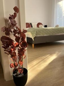 Posteľ alebo postele v izbe v ubytovaní Mathias Premium Apartments