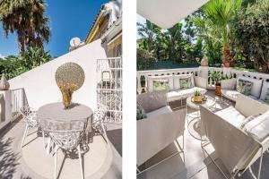 Balkon lub taras w obiekcie Cozy 2 bedroom corner apartment in Puerto Banus with a Stunning Terrace