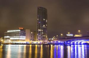 Nespecifikovaný výhled na destinaci Belfast nebo výhled na město při pohledu z apartmánu