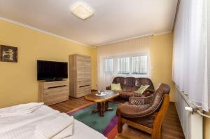 Televízia a/alebo spoločenská miestnosť v ubytovaní Apartment in Cserszegtomaj - Balaton 43108
