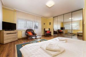 Televízia a/alebo spoločenská miestnosť v ubytovaní Apartment in Cserszegtomaj - Balaton 43108 + 26 fotografií