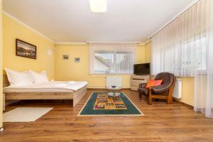 Televízia a/alebo spoločenská miestnosť v ubytovaní Apartment in Cserszegtomaj - Balaton 43108