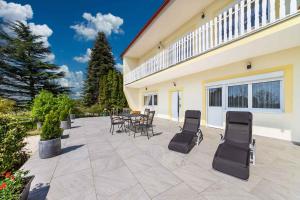 Balkón alebo terasa v ubytovaní Apartment in Cserszegtomaj - Balaton 43108