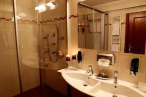 Koupelna v ubytování Hotel Matyšák