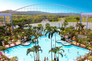 a view of the pool at a resort at Wincent Hotel in Sinsheim