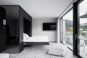 Postelja oz. postelje v sobi nastanitve Stadthotel Goldenes Schiff