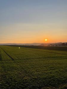 Blick auf den Sonnenuntergang/Sonnenaufgang von des Privatzimmers aus oder aus der Nähe