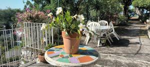 Ogród w obiekcie Casa vacanze da Cristina app B