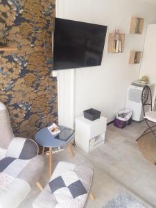 Et tv og/eller underholdning på studio gruissan proche plage des chalets