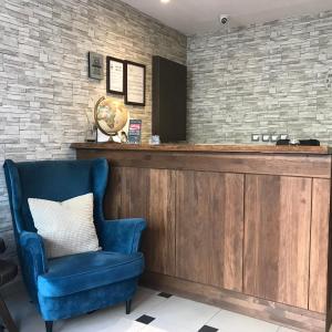 Kuchyň nebo kuchyňský kout v ubytování Hotel Divan